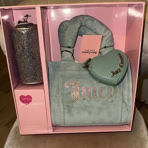 Juicy Couture Mint Green Tote Set